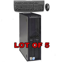 Dell Desktop Computer P4 3.4 GHz, 3GB  RAM, 160GB HD - Lot of 5