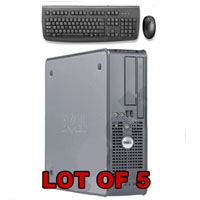 Dell P4 3.0GHz Desktop Computer V3 2GB  Windows XP - Lot of 5