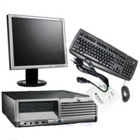 HP Desktop Computer V4 2GB 80GB HD P4 3.2GHz Windows 7 + 19" Monitor + Keyboard/Mouse