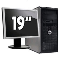 Dell Desktop Computer Intel Core 2 Duo 2.4 GHz, 4GB 160GB HD Windows 7 + 19" Monitor + Keyboard & Mouse