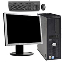 Dell P4 Desktop Computer 2GB 3.2GHz + Monitor, Keyboard & Mouse