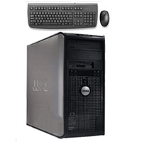 Dell Desktop Computer 2.8 GHz 2GB RAM 80GB HD + Keyboard & Mouse
