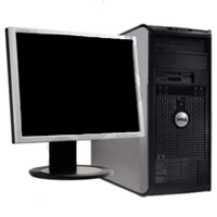 Dell Desktop Computer 2.80 GHz 2.0 GB RAM 80 GB HD + Monitor, Keyboard & Mouse