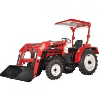 High Quality 20HP 4WD Tractor w/ Front End Loader & Agricultural Tires