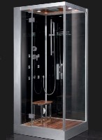 Zen Brand New Compact Computerized Walk In Steam Shower