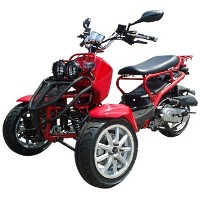 50cc Three-Wheel Ruckus Style Trike Scooter Moped