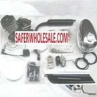 Complete 80cc Motor Bicycle Engine Kit with Chrome Tank