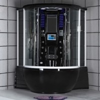 Zen Brand New 2012 Black Jetted Hot Tub Computerized Massage Shower Spa w/ TV + Mp3 + Radio