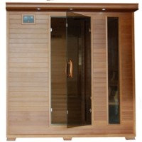 Great Bear 6 Person Infrared Sauna with Carbon Heaters - Corner Unit