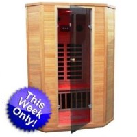 2 Person Infrared Sauna with Color Therapy