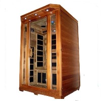 Victorian 1 - 2  Person FIR Infrared Carbon Fiber Sauna - With Red Cedar