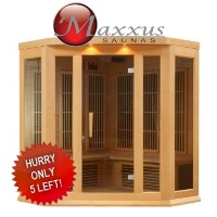 Brand New Maxxus Grand 2-3 Person Infrared Carbon Sauna