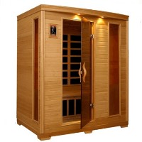 Monticello 3-4 Person Sauna with Carbon Heaters