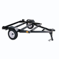 50" x 62" Black Heavy Duty Utility Trailer w/ 1800 lbs Capacity