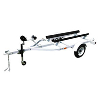 108" x 42" Single 2 Seater PWC Jet Ski Wave Runner Boat Marine Trailer w/ 900 lbs Capacity