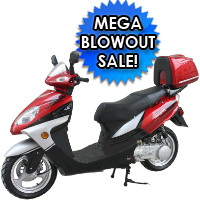 150cc Super Velocity Moped Scooter