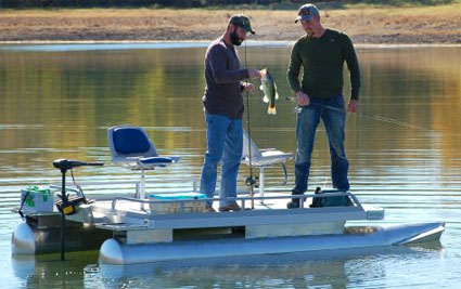 Brand New 12 ft Two Person Sport Pontoon Fishing Boat